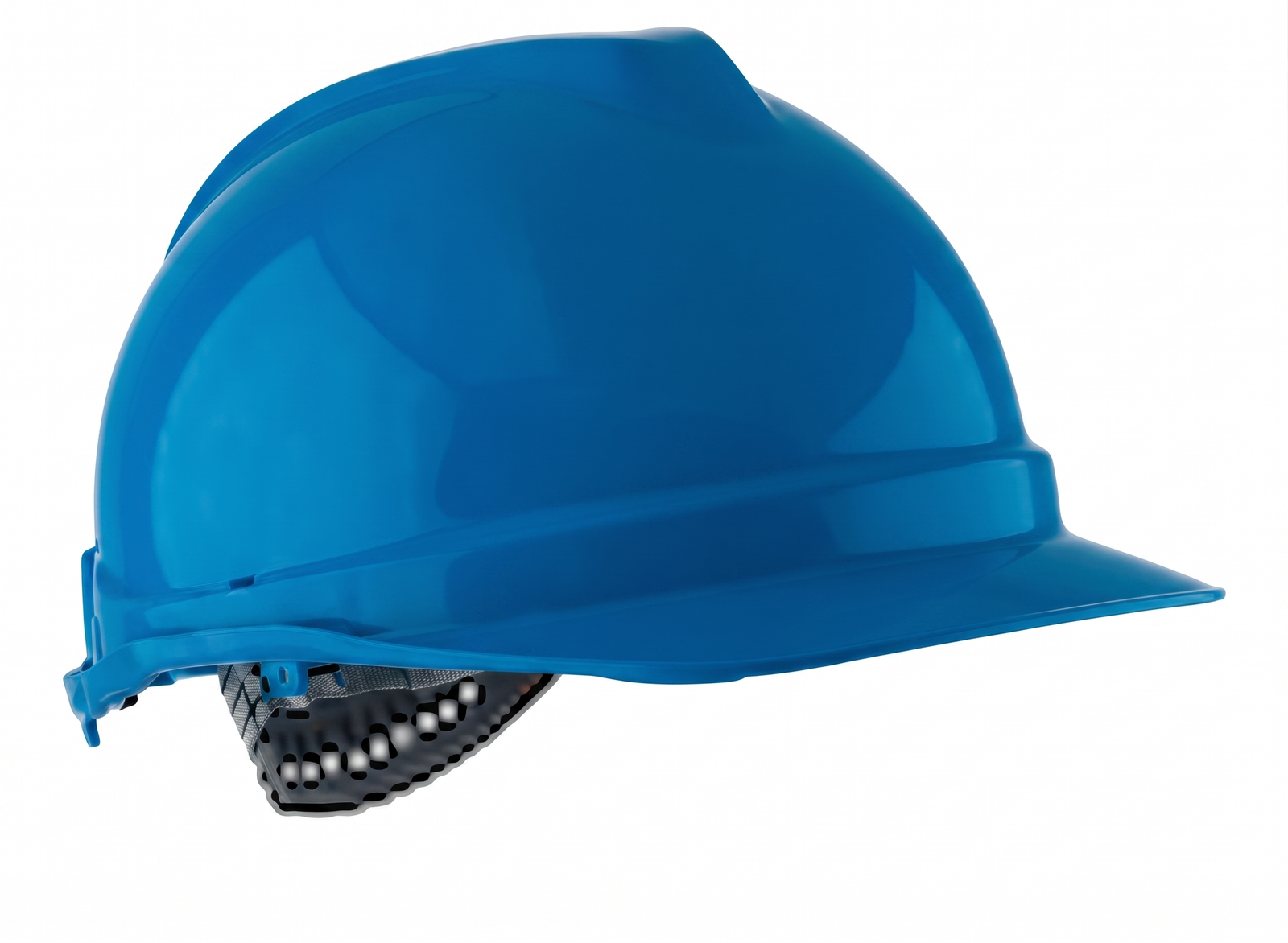 Casco Plus 4 puntas con arnes Proseg, Azul